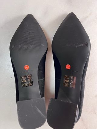 Zapatos de ante negro Cortefiel sin estrenar.