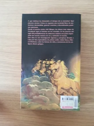 La vida cotidiana de los dioses griegos