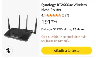 Router Synology RT2600ac Mesh WiFi