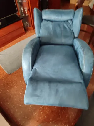 Sillón  orejero comodísimo reclinable y giratorio