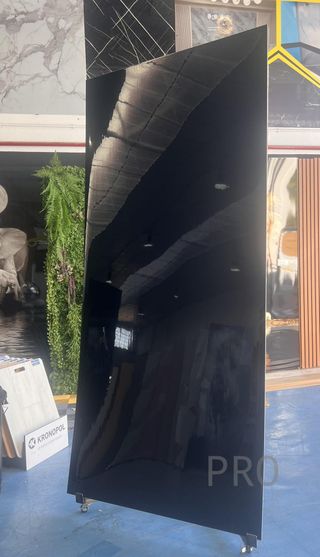 Placa decorativa Negro Liso Brillo