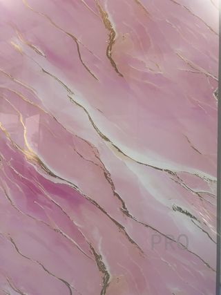 Placa decorativa Pink Gold