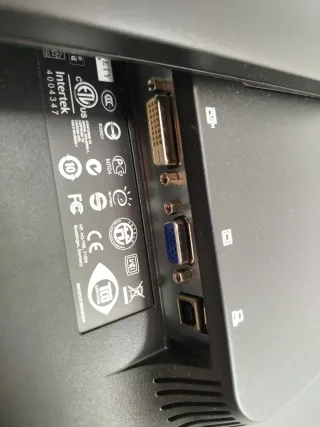 Pantalla de ordenador negra