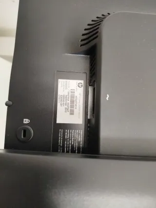 Pantalla de ordenador negra