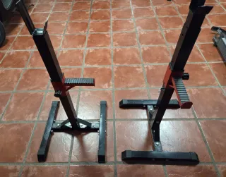 Soportes para barra de gimnasio