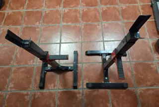 Soportes para barra de gimnasio