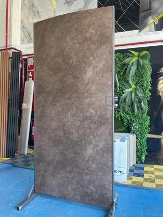 Placa decorativa Embossed Microcemento Óxido