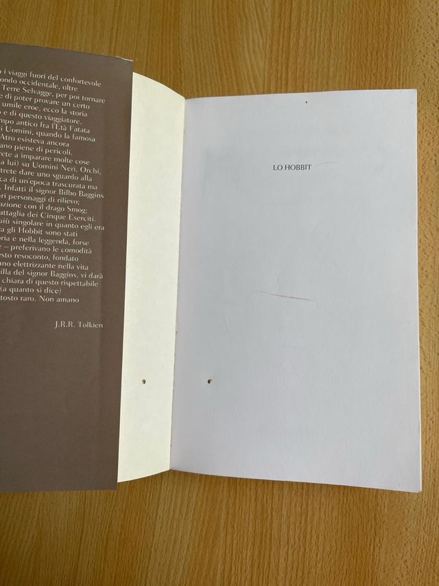 J.R.R. Tolkien Lo Hobbit Annotato Bompiani 2002