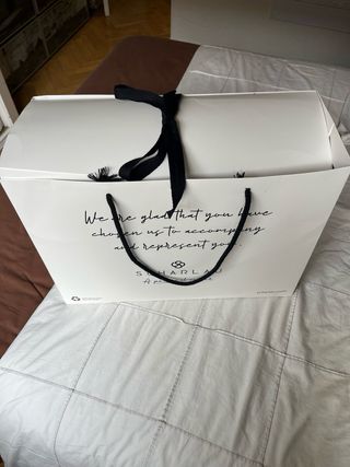 Mochila de piel Scharlau negra nueva