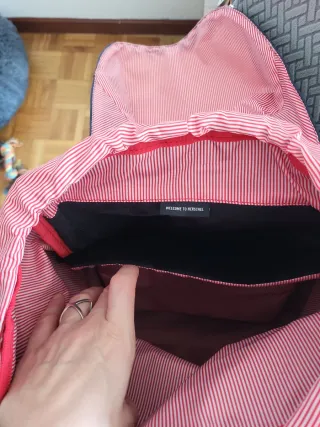 Mochila Herschel Azul Marino Portátil Sin Estrenar