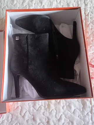 Tronchetto Miss Globo Nero Tg 38 con tacco alto