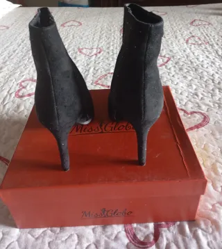 Tronchetto Miss Globo Nero Tg 38 con tacco alto