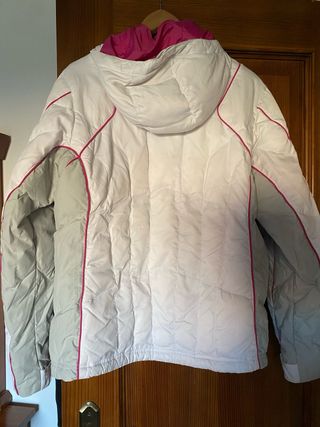 Chaqueta Fila Nieve Blanca y Rosa