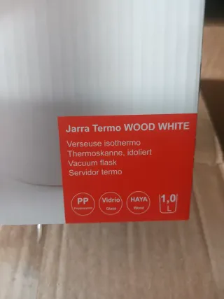 Jarra Termo Lacor WOOD WHITE 1L