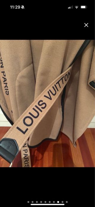Poncho Louis Vuitton Marrón Talla Única