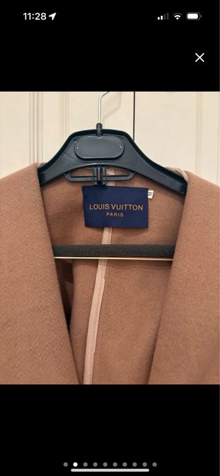 Poncho Louis Vuitton Marrón Talla Única