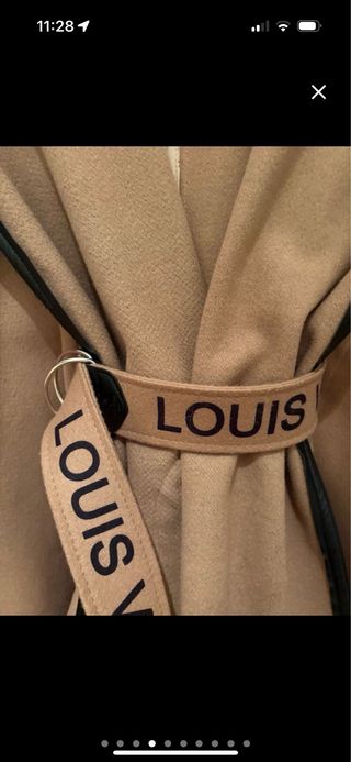 Poncho Louis Vuitton Marrón Talla Única