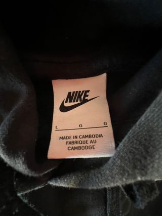 Sudadera Nike Negra Talla L Nueva