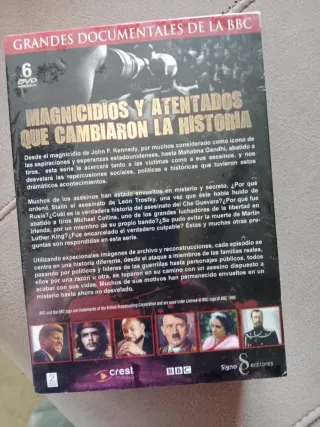 DVD Grandes Documentales BBC Magnicidios