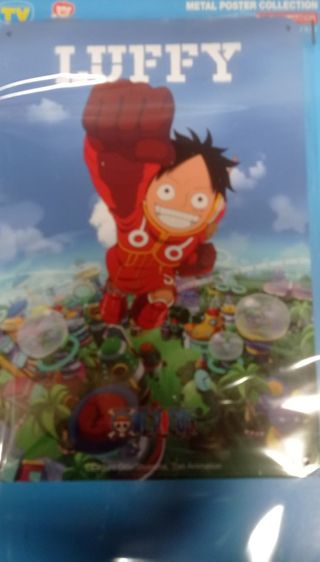 Poster metallo One Piece Luffy Egghead Collection