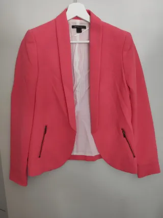 Americana coral BLANCO Talla XS