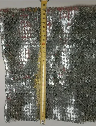 Top lentejuelas Stradivarius plateado