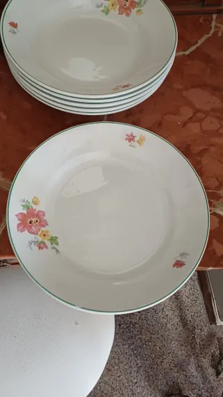 Antigua Vajilla China Opaca IT Santander