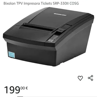Bixolon TPV Impresora Tickets SRP-330II COSG