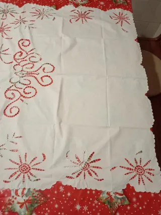 Centro Tavola Vintage Anni 50 Ricamato