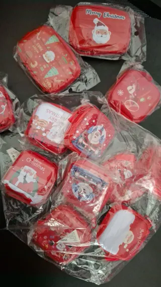 12 Borsellini Natale Rossi Bianchi