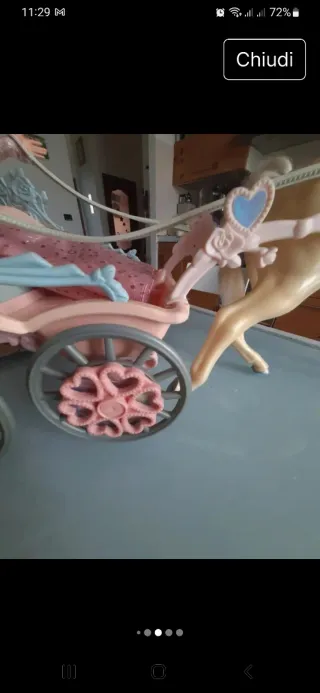 Carrozza Barbie con bambola