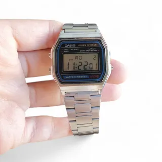 Reloj Casio Digital Plata y Azul