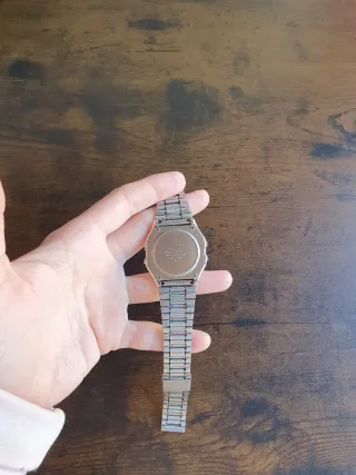 Reloj Casio Digital Plata y Azul