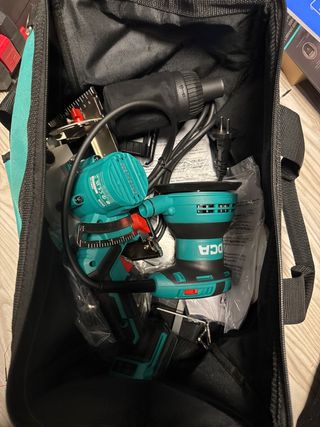 Lijadora orbital y sierra circular