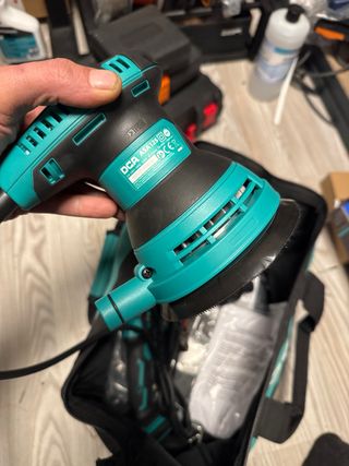 Lijadora orbital y sierra circular