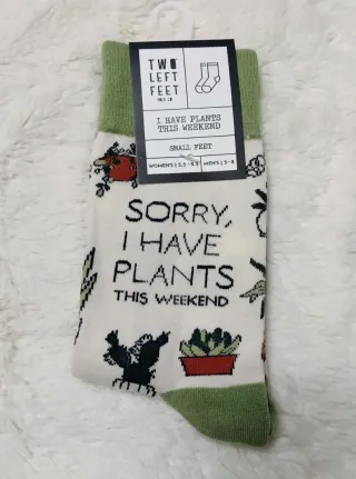Calcetines Sorry I Have Plants Talla Única.