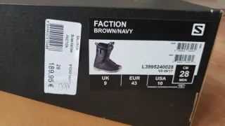 Botas Snowboard Salomon Talla 43