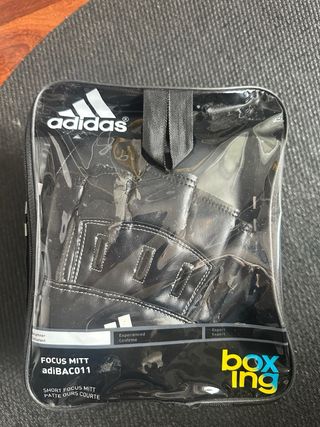 Manoplas Boxeo Adidas Negras