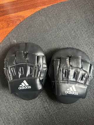 Manoplas Boxeo Adidas Negras