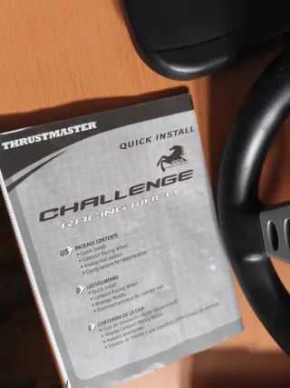 Volante Thrustmaster Challenge Racing Wheel PS2