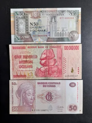 Lote Billetes África