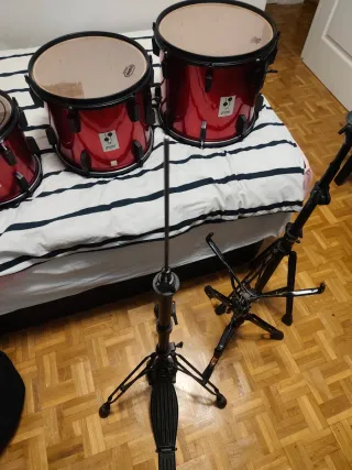 Batería Sonor Panther 80's 6 cuerpos + herrajes