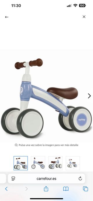 Bici de aprendizaje para bebé