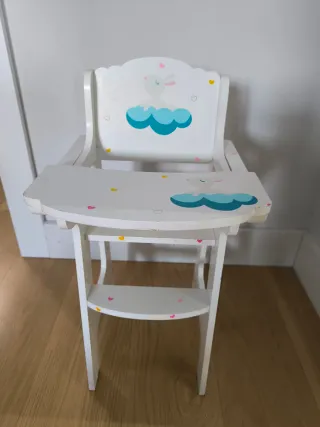 Trona de juguete de madera