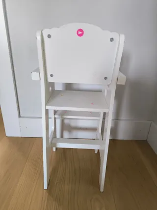 Trona de juguete de madera