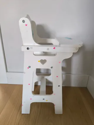 Trona de juguete de madera