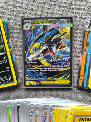 Mega Sharpedo EX + Lote 100 Cartas Pokémon🇪🇦
