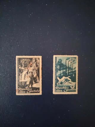 Sellos España 1938 Obreros de Sagunto