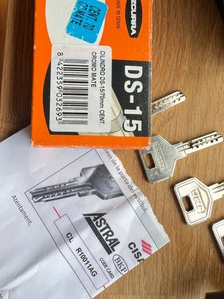 Bombín Cerradura EZCURRA DS-15