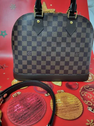 Bolso Louis Vuitton Marrón y Dorado